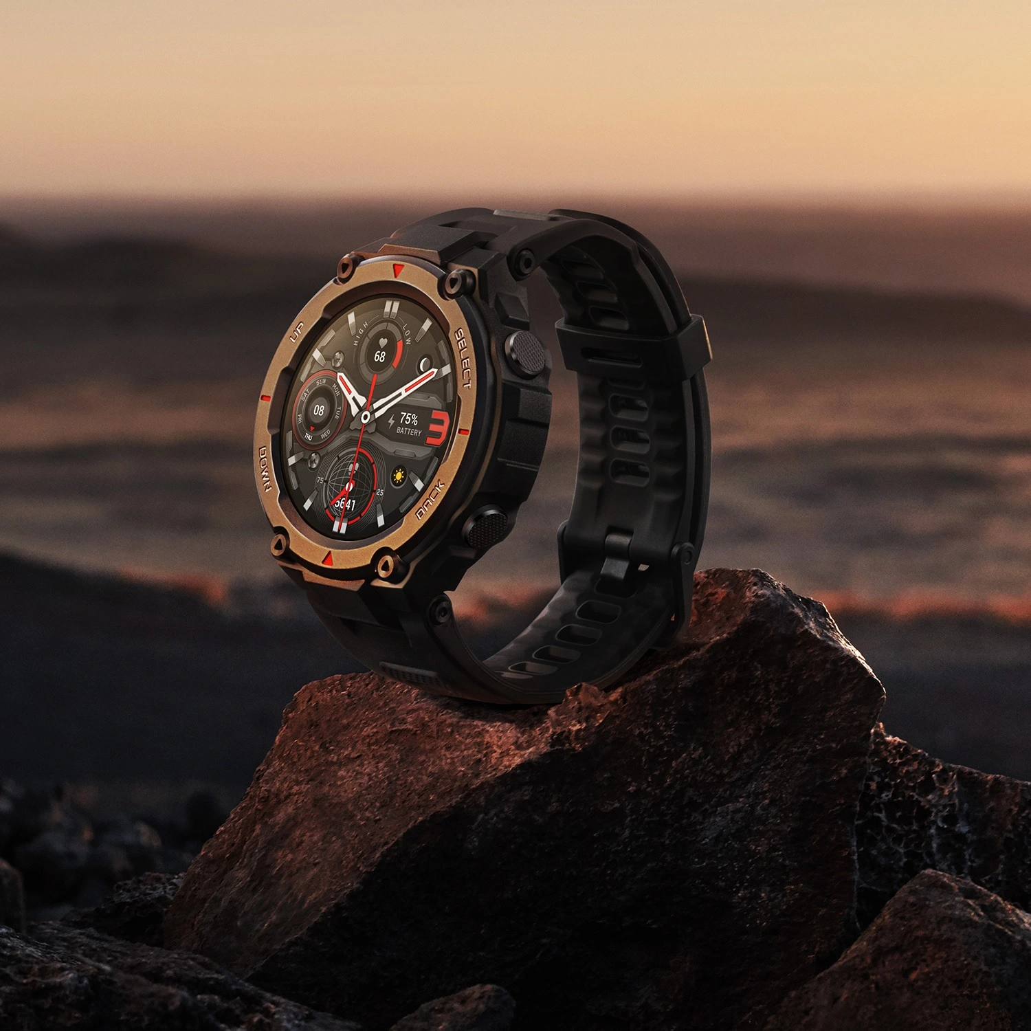 Amazfit T-Rex PRO Meteorite Black zegarek
